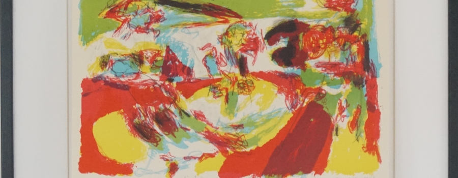 Asger Jorn - Uden titel. Litografi 1956