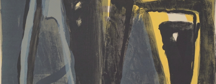Bram van Velde - Litografi i 8 farver, 1977