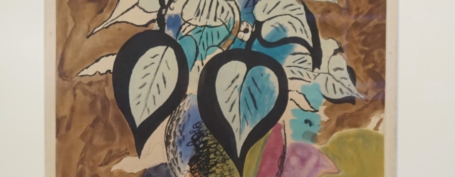 Georges Braque - Feuillage en couleurs, 1956