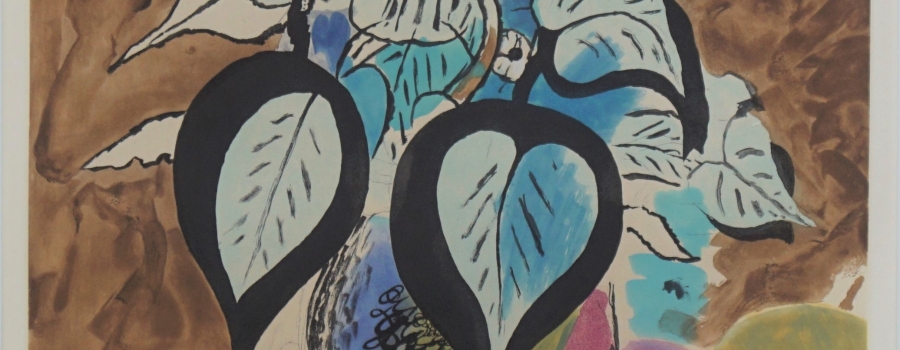 Georges Braque - Feuillage en couleurs, 1956