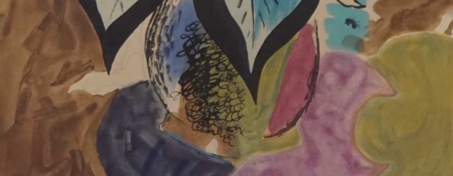 Georges Braque - Feuillage en couleurs, 1956