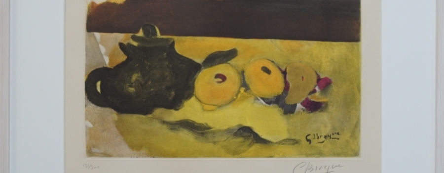 Georges Braque - La nappe jaune, 1955