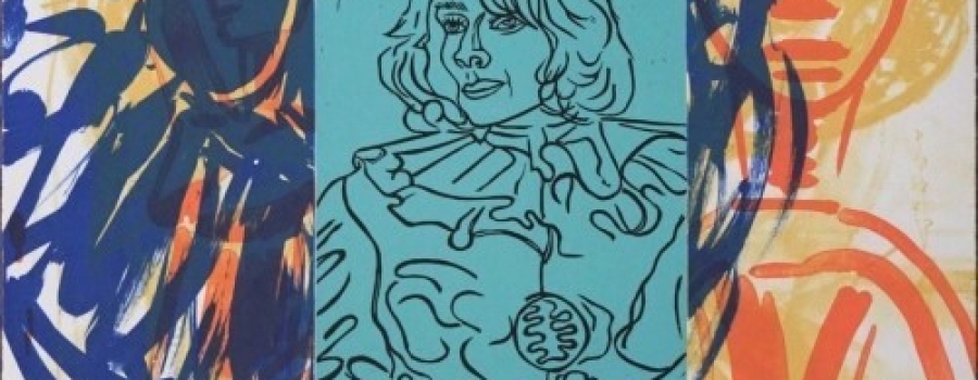 David Salle - Lively Iris, #4, 1992