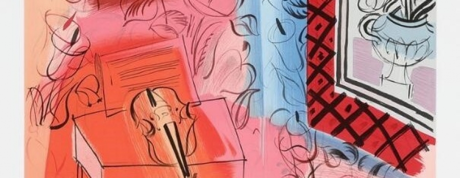 Raoul Dufy - Le Violon. Litografisk plakat