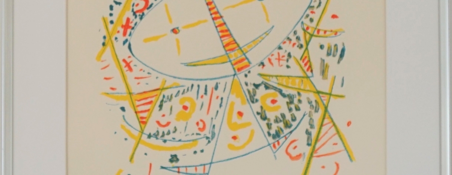 Egill Jacobsen - Masker i landskab 1, 1984