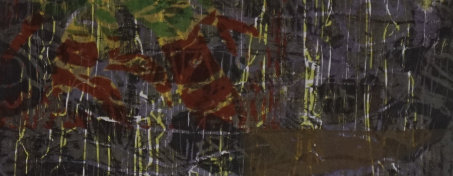 Per Kirkeby - Farvetr�snit, 1994. Oplag 10 eksemplarer