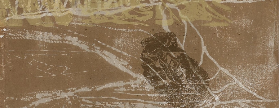 Per Kirkeby - Farvetr�snit, 1994. Oplag 10 eksemplarer